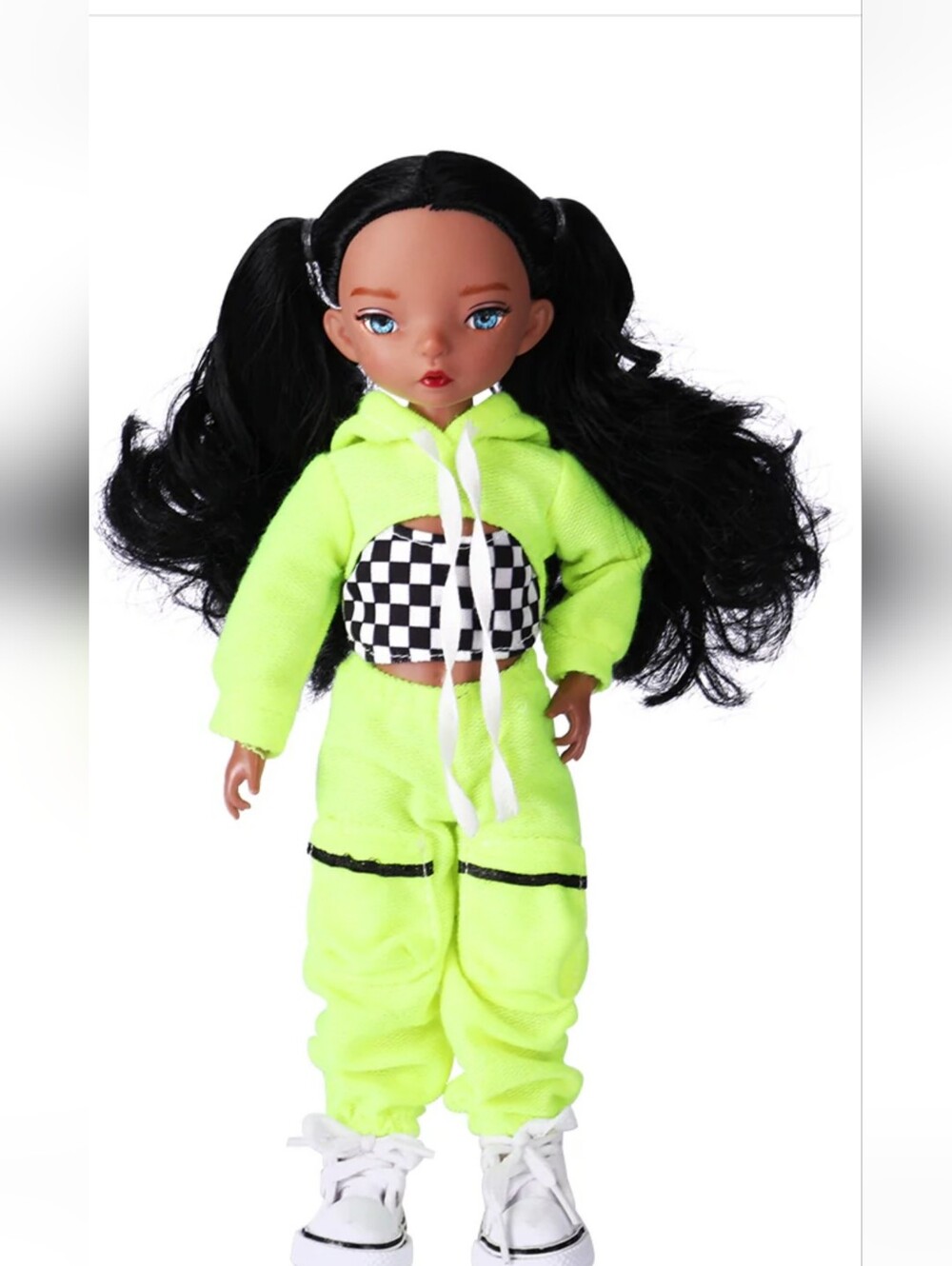 Queban BJD Girls Fashion Dress Up Party Night Cool Girl 9" Doll Ruffian Handsome